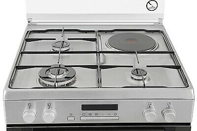 CUISINIERE MIXTE 3 FEUX GAZ PLAQUE FONTEFOUR ELECTRIQUE PAS CHER